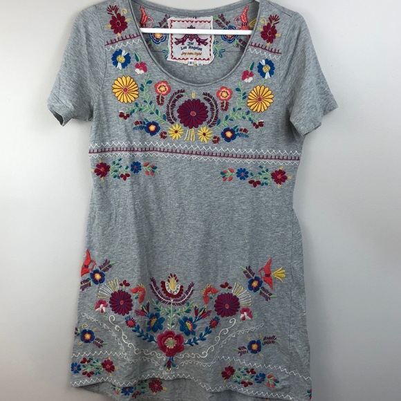Johnny Was Embroidered Tunic Small